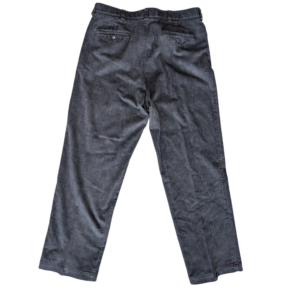 Vintage Haggar‎ W32 L30 Black Corduroy Straight Leg Pants
